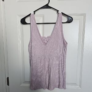 Maurices Light Purple Knit Tank